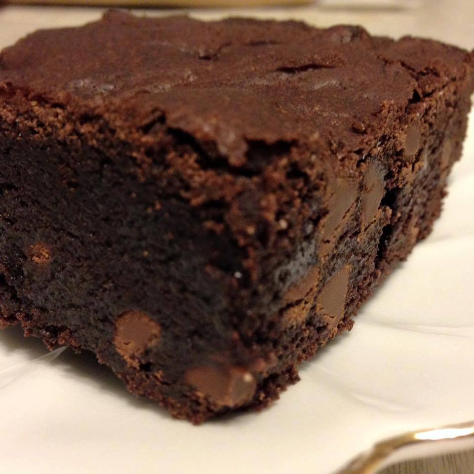 Product shot of a Double Chocolate Brownie.